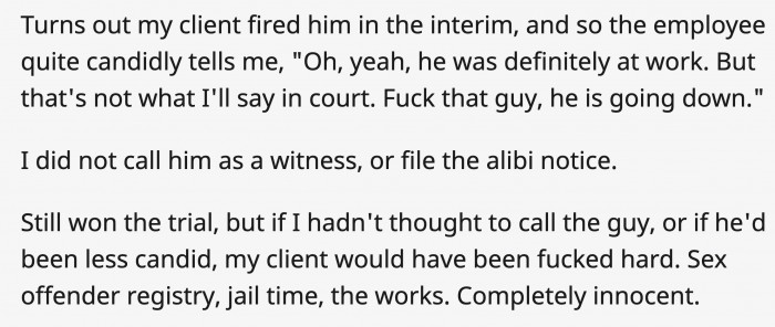 If the guy had a sh*t attorney, he would have been in prison for a crime he didn't commit