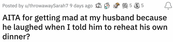 This is how OP’s argument with her husband went