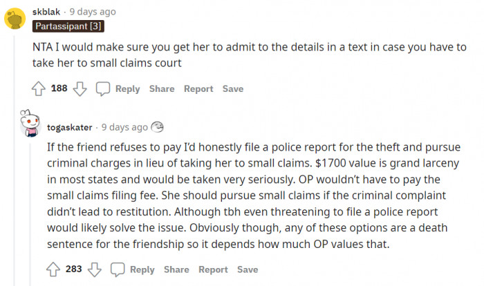 That just might be the last resort.