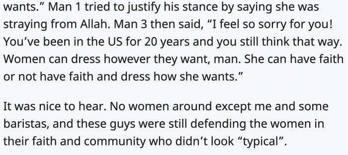  for doing what they want with their own bodies