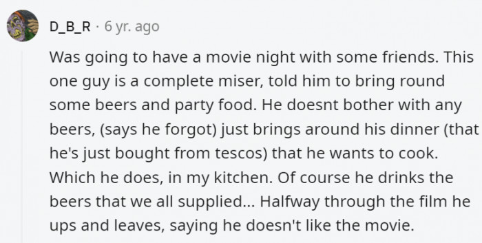 10. Someone should have checked him before he came in to avoid wasting resources