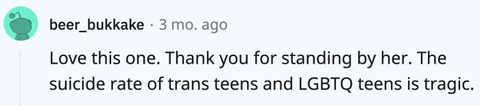 SIL, her husband, and the brother did a really good job protecting and supporting their sister.