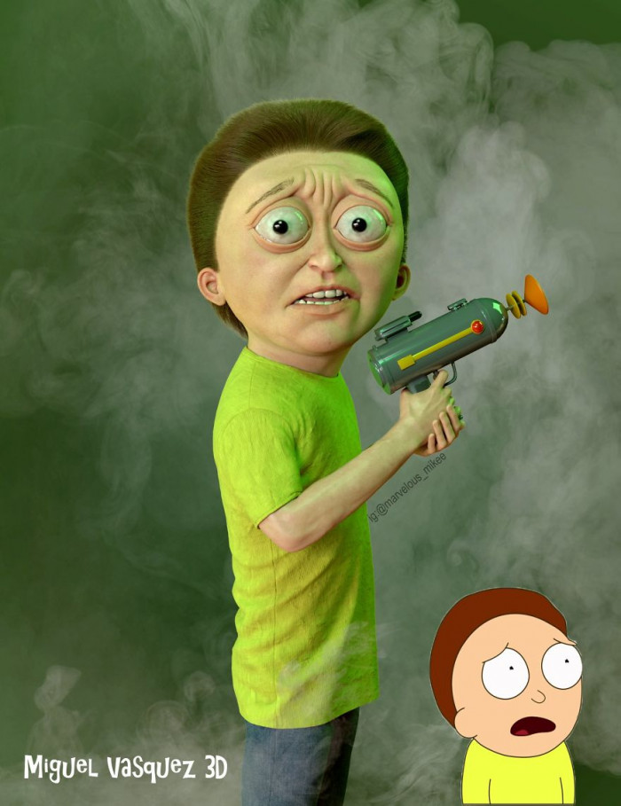 12. Morty looks quite decent here. 