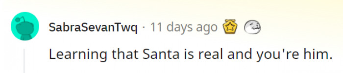 6. And not in the fun way where you get satisfaction from giving gifts, because there are also bills to pay, even during the holidays.