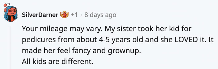 It could've gone either way; kids can surprise you