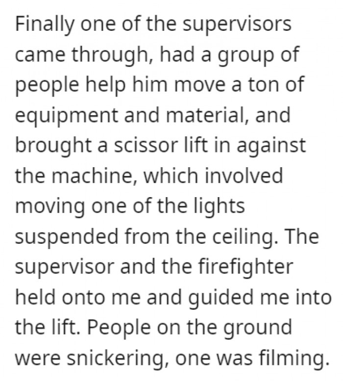 His Supervisor Had to Save Him