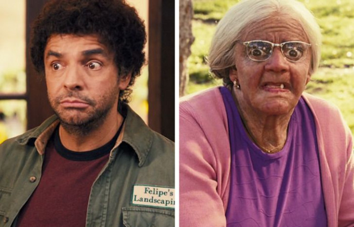 7. Eugenio Derbez played the roles of Felipe and Felipe’s grandmother in Jack and Jill (2011)  