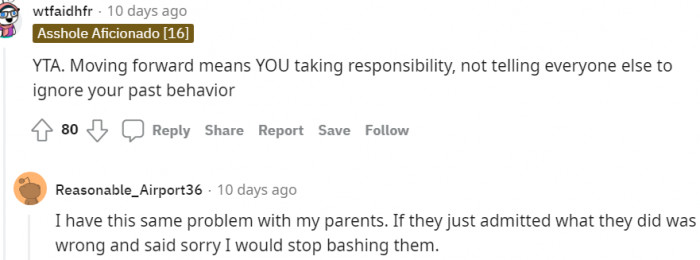 18. Move forward and take responsibility