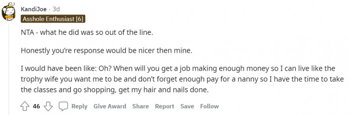 #19 He's Lucky You're Not Me