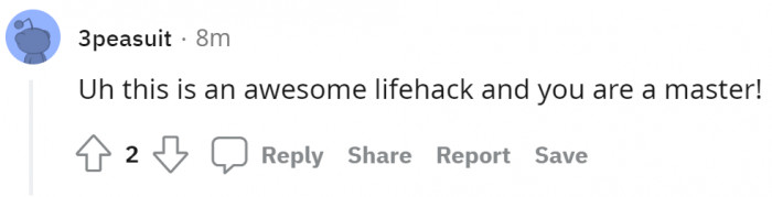 12. Bow down to the master