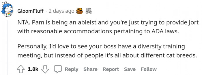 Diversity training regarding jokes about cats of color—now that's a joke!