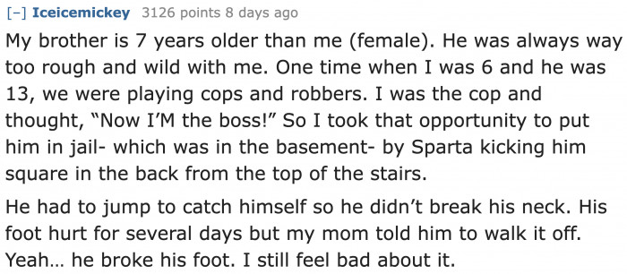 When the Younger Sibling Finally Becomes the Boss