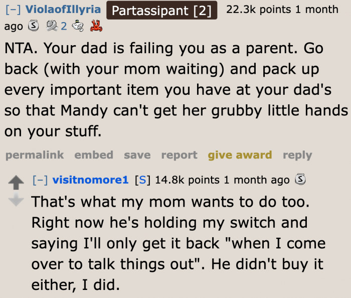 All she needs to do is gather all her belongings and never come back until her dad realizes who's truly important.