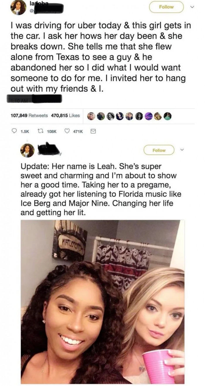 16. A good night out to shake off those undeserving people