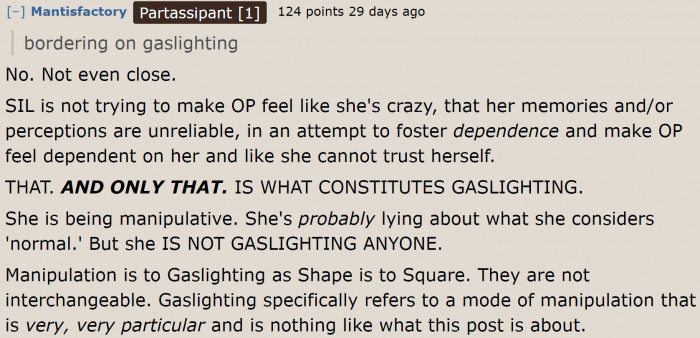 Other Reddit users agree that she's being controlling.