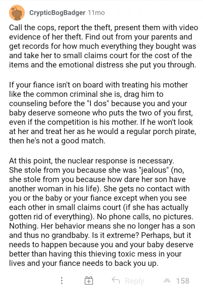 #16 Your baby deserves better than having her as a toxic grandmother.