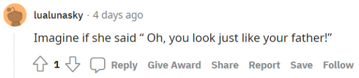 Uh, why would she say that? No comments.