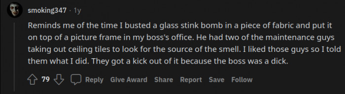 Some people deserve it.