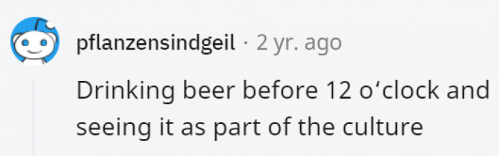 30. In Bavaria, this is considered the modern way.