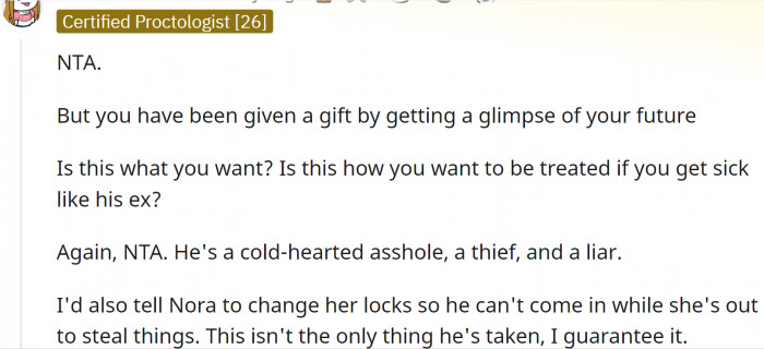 Redditors found it hard to be objective because the husband is a very, very bad human being.