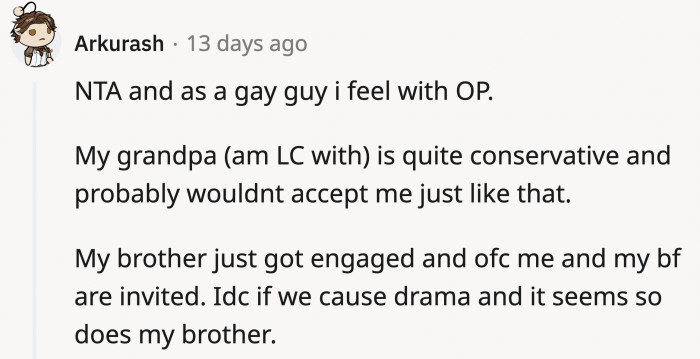 This is the example that should be set for the groom too