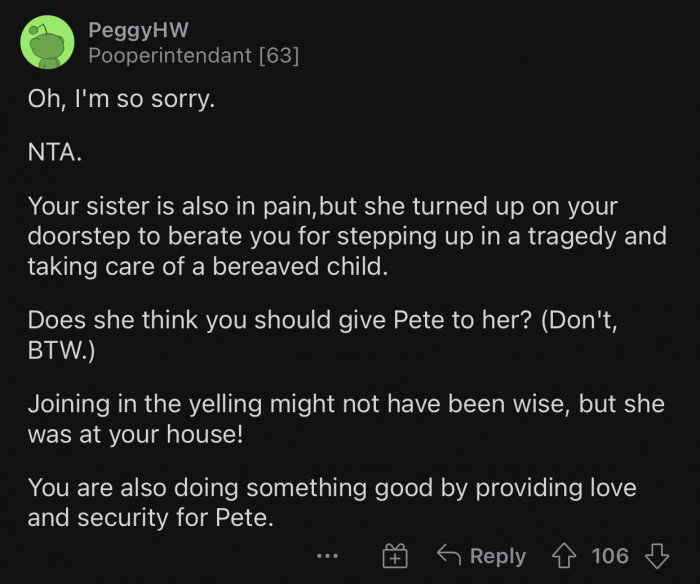 You can be in pain and not be an a-hole.