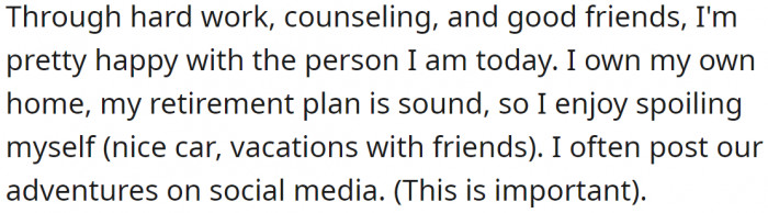 Other people became her family