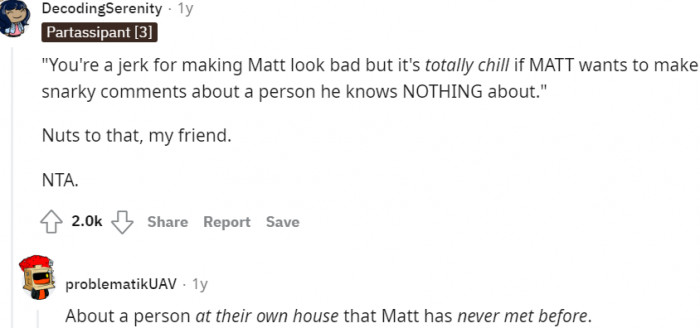 6. Not at fault