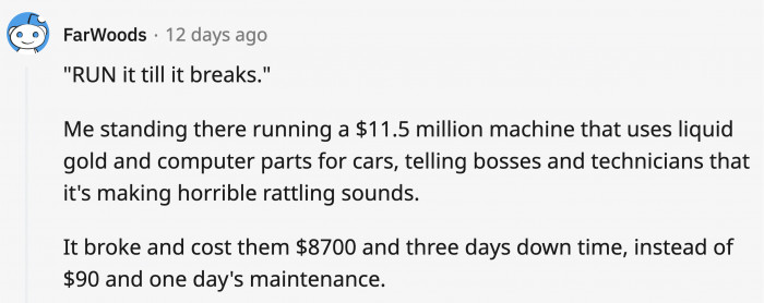 They really play 'F*ck around and find out' a lot