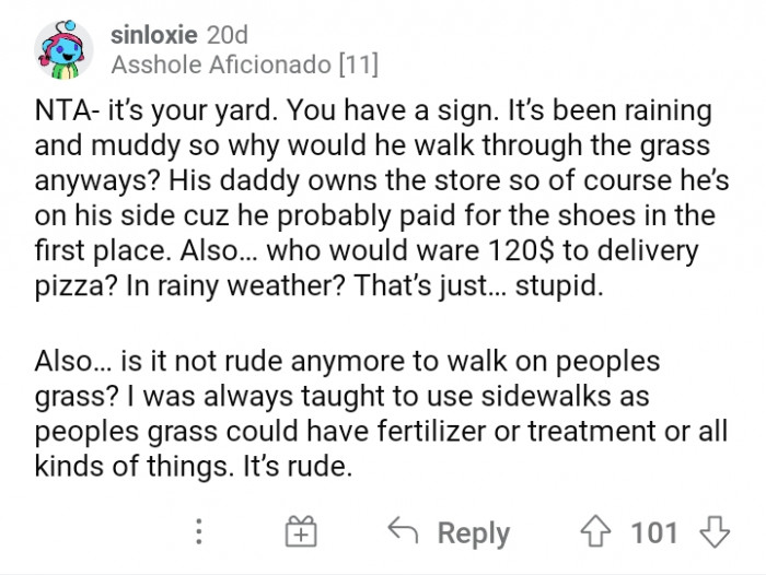 #17 He is not making any sense.