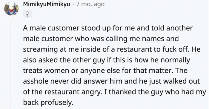 30. The other customer was right about his rudeness, and he couldn’t deny it