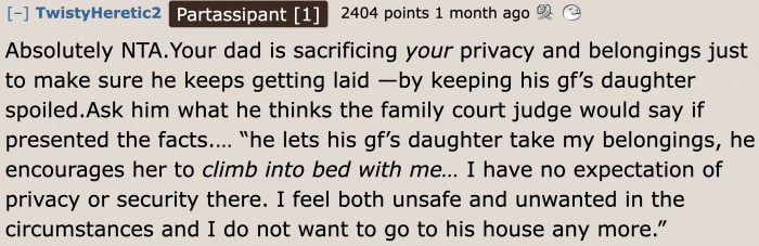 Sadly, he's doing all of this so that he can 