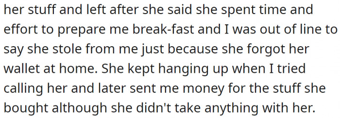 Of course she's upset.