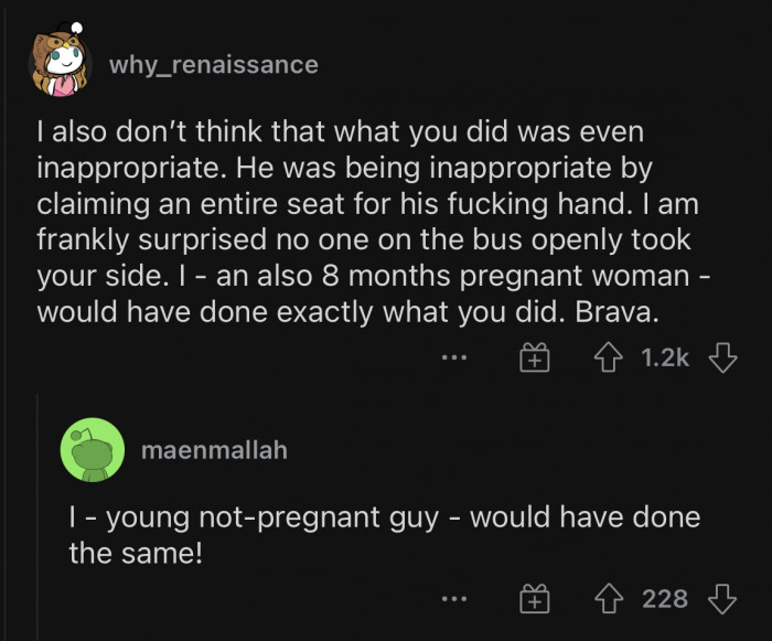 You don't even have to be pregnant to do that.