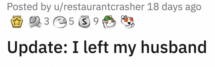 After a while, OP posted a heartbreaking yet courageous update: