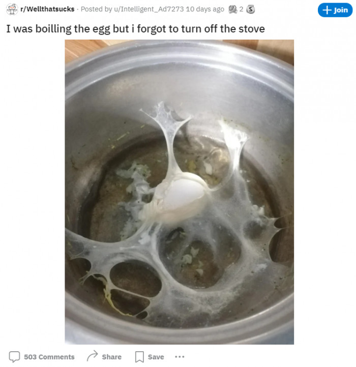 8. That doesn't look appetizing.