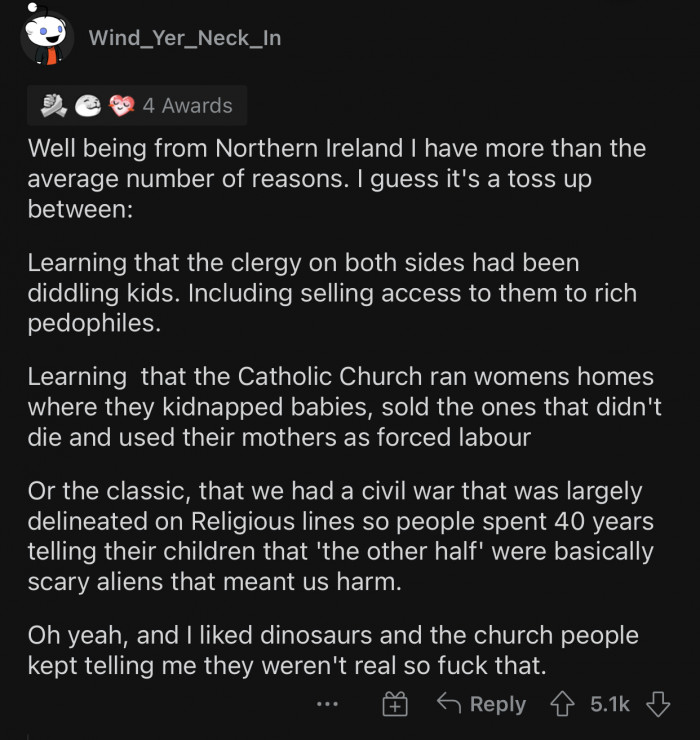 5. “I have more than the average number of reasons.”