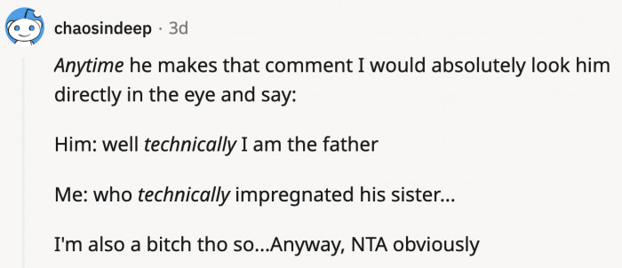 Bet this shuts him up.