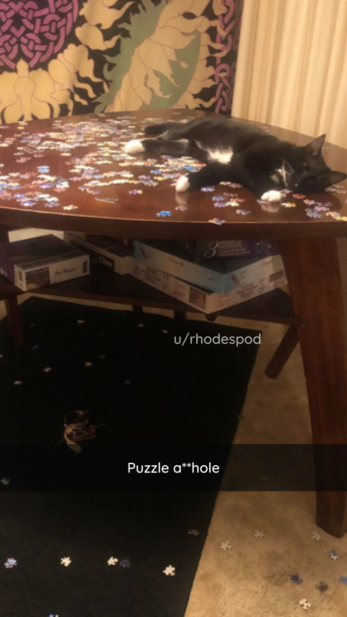 9. Pieces everywhere, EVERYWHERE.