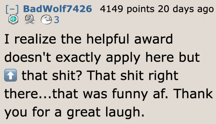 One of the users found the medieval reference amusing.