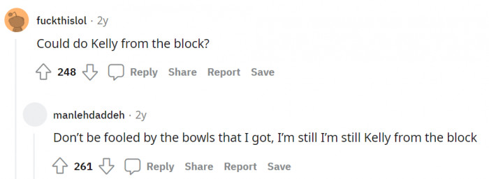 4. Kelly from the block!