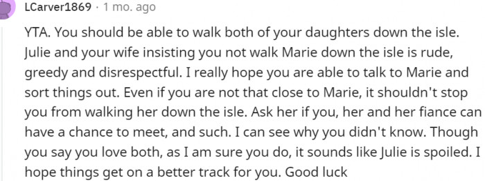 13. A rude, greedy, and disrespectful decision