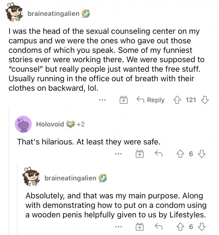 At least they're being safe; that's what these centers are for.