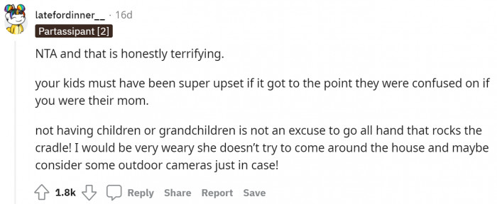 The kids did get confused.