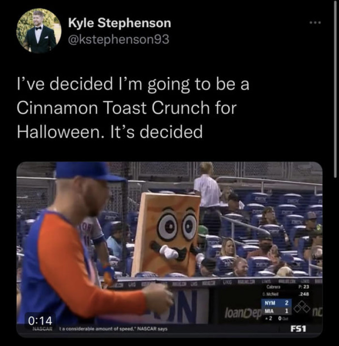 13. Cinnamon toast crunch for Halloween