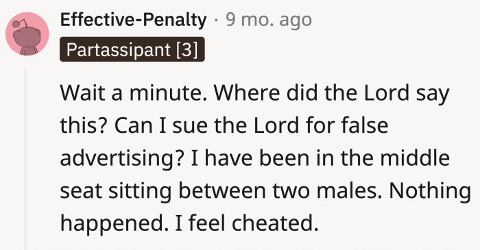 The word of the Lord is mysterious and shouldn't be taken too literally.