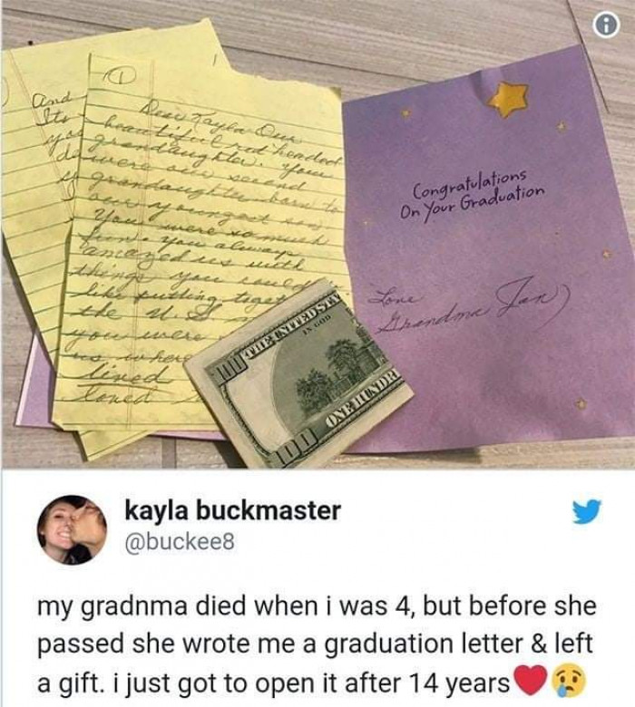 8. They really go beyond just being in our hearts sometimes. They know what we need, even if they're not with us anymore.