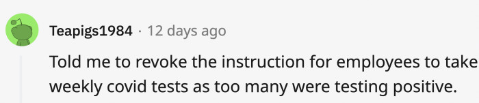 The boss is another one to blame for why the statistics are going up
