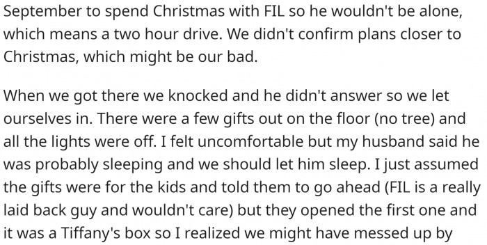 Well, the fault is yours. It is impolite to go to anyone's house without informing them.