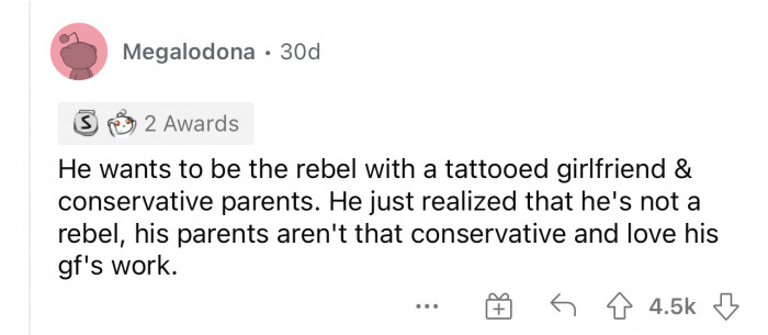 Here's a perspective that people are sharing.